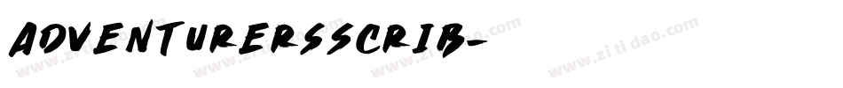 AdventurersScrib字体转换
