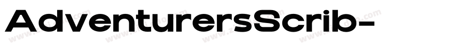 AdventurersScrib字体转换