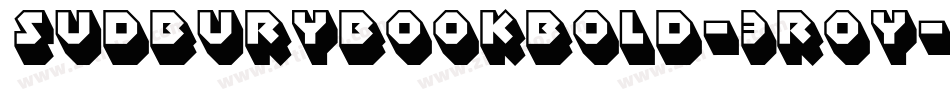 SudburyBookBold-3R0y字体转换