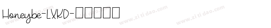 Honeybe-LXKD字体转换