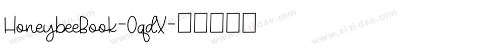 HoneybeeBook-0qdX字体转换
