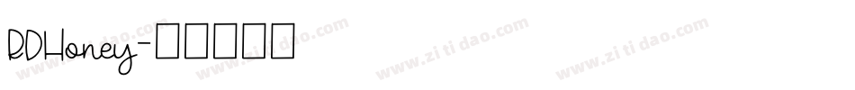 RDHoney字体转换