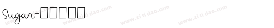 Sugar字体转换