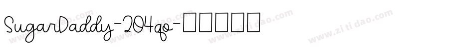 SugarDaddy-2O4qo字体转换