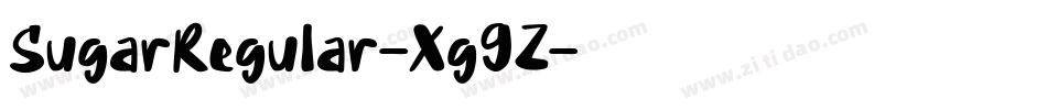 SugarRegular-Xg9Z字体转换