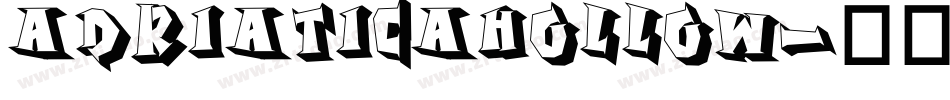 AdriaticaHollow字体转换