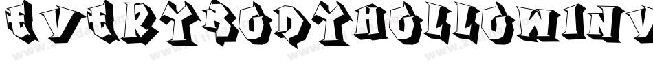 EverybodyHollowInverse-mMPG字体转换