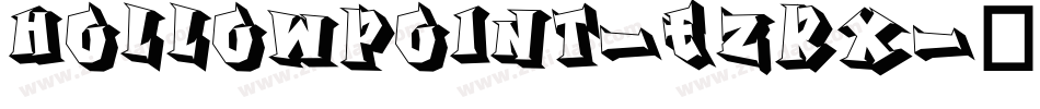 HollowPoint-ezrx字体转换