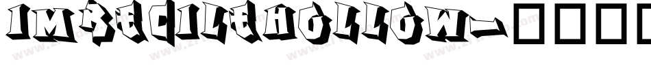 ImbecileHollow字体转换