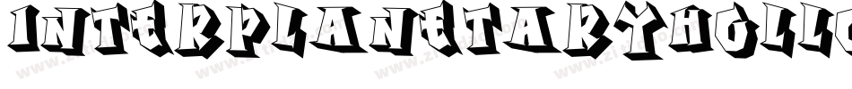 InterplanetaryHollowInverse-9VJK字体转换