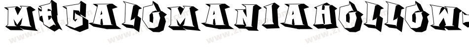 MegalomaniaHollow字体转换