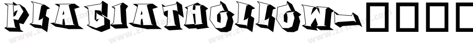 PlagiatHollow字体转换