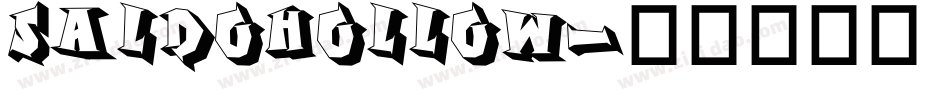 SaldoHollow字体转换