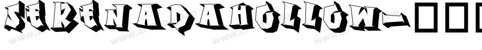 SerenadaHollow字体转换