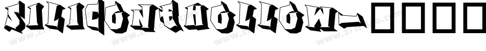 SiliconeHollow字体转换