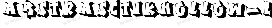 AbstrasctikHollow-LjEG字体转换
