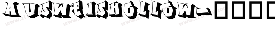 AusweisHollow字体转换