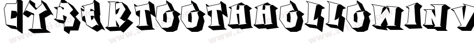 CybertoothHollowInverse-GWDP字体转换