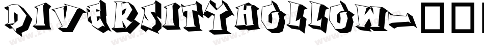 DiversityHollow字体转换