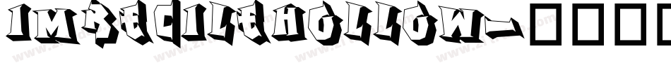 ImbecileHollow字体转换