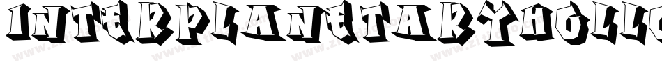 InterplanetaryHollowInverse-9VJK字体转换