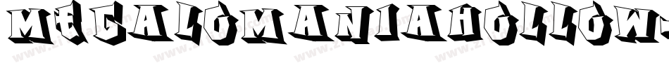 MegalomaniaHollow字体转换