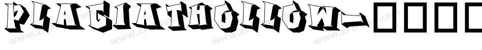 PlagiatHollow字体转换