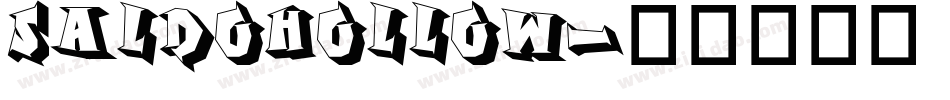 SaldoHollow字体转换