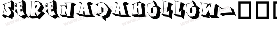 SerenadaHollow字体转换
