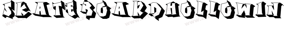 SkateboardHollowInverse-vmmrD字体转换