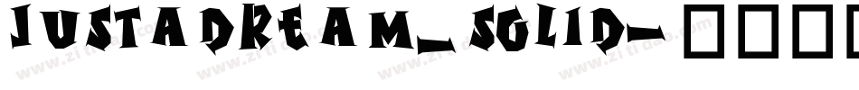 justadream_solid字体转换