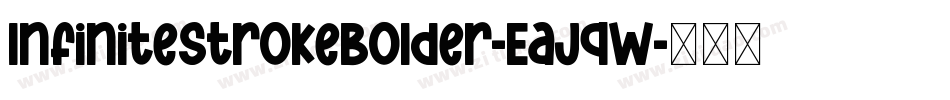 InfinitestrokeBolder-EaJqW字体转换