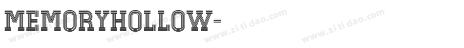 MemoryHollow字体转换