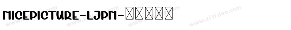 NicePicture-Ljpn字体转换