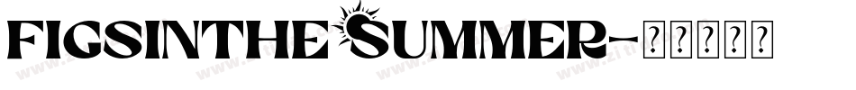 FigsintheSummer字体转换