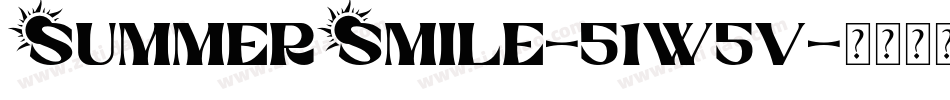 SummerSmile-51W5V字体转换