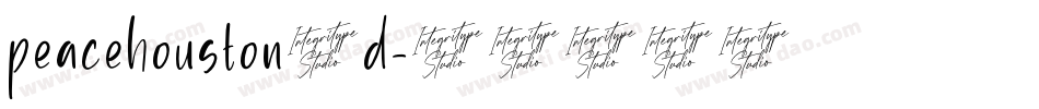 peacehouston3d字体转换