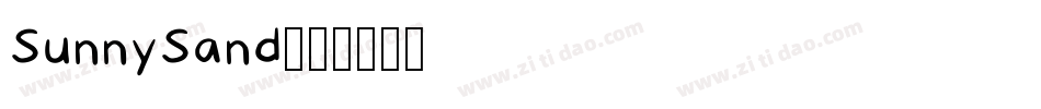SunnySand字体转换