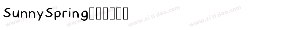 SunnySpring字体转换