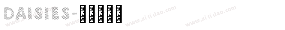 Daisies字体转换