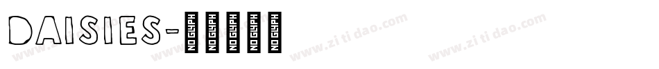 Daisies字体转换