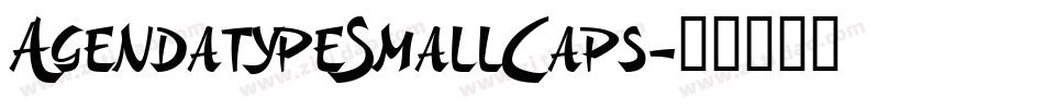 AgendatypeSmallCaps字体转换