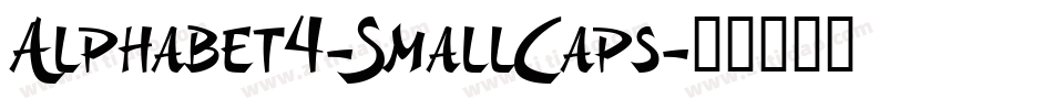 Alphabet4-SmallCaps字体转换