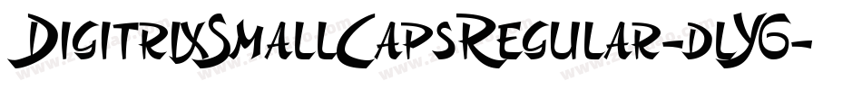 DigitrixSmallCapsRegular-dlY6字体转换