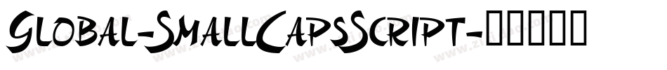Global-SmallCapsScript字体转换 Global-SmallCapsScript字体转换