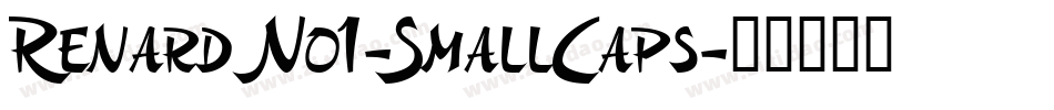RenardNo1-SmallCaps字体转换