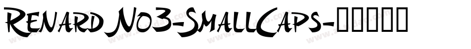 RenardNo3-SmallCaps字体转换