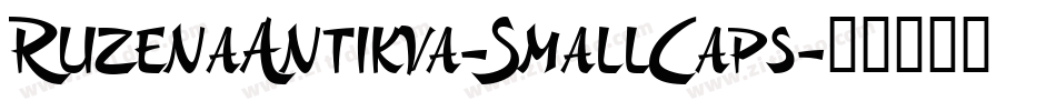 RuzenaAntikva-SmallCaps字体转换
