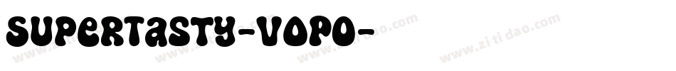 SuperTasty-voPO字体转换