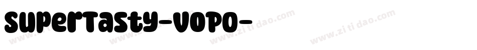 SuperTasty-voPO字体转换